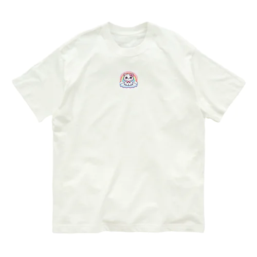 白猫のイラストグッズ Organic Cotton T-Shirt