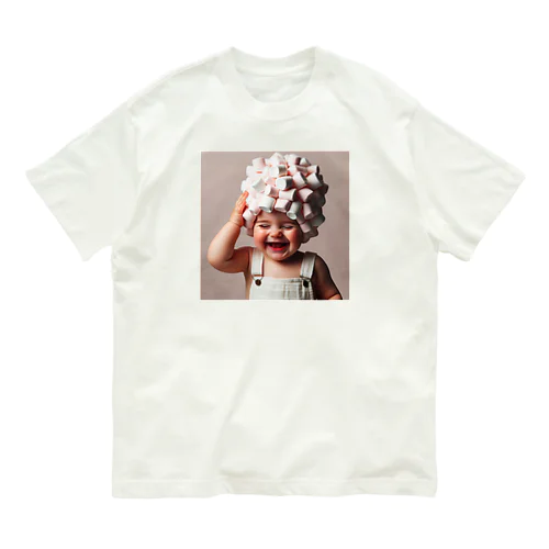 マシュマロちゃん Organic Cotton T-Shirt