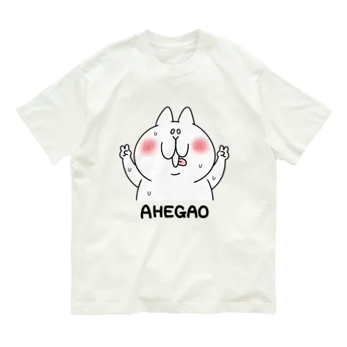 AHEGAO オーガニックコットンTシャツ