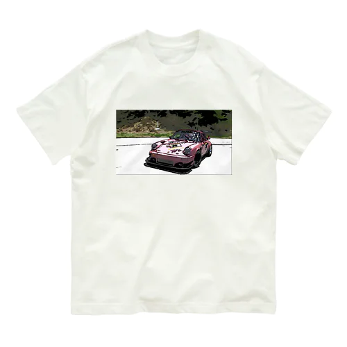 ポルシェ911ドリフト オーガニックコットンTシャツ