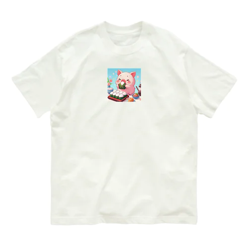 毎日とんとん拍子～おにぎりは美味い～ Organic Cotton T-Shirt