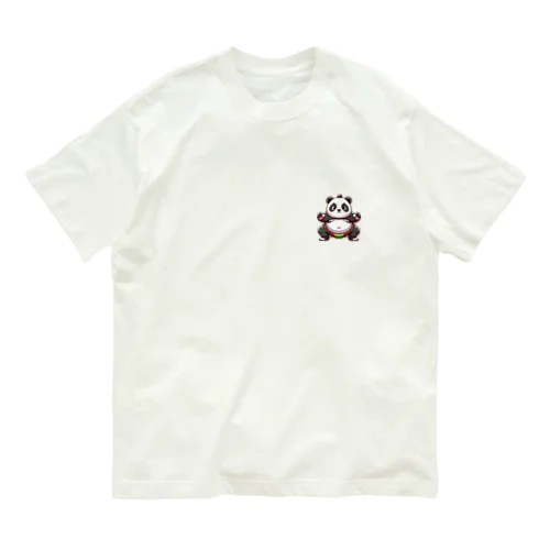 相撲パンダ Organic Cotton T-Shirt