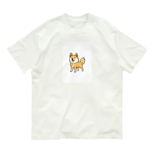 柴犬の「しば」 Organic Cotton T-Shirt