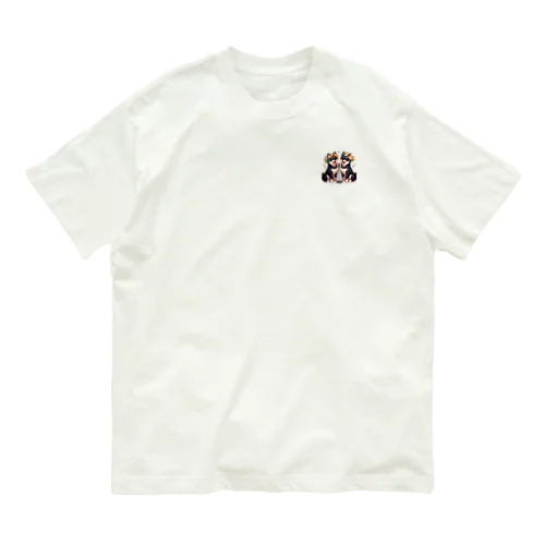 黒柴姉妹のデュエット Organic Cotton T-Shirt