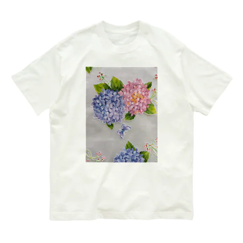 紫陽花 Organic Cotton T-Shirt