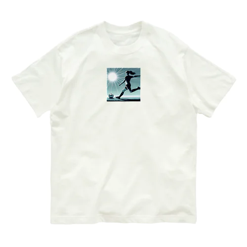 サッカー少女 Organic Cotton T-Shirt