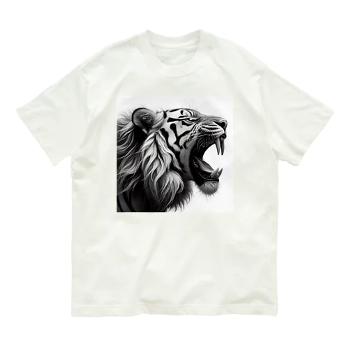 虎 オーガニックコットンTシャツ