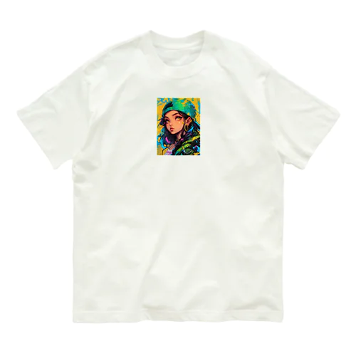 ストリートガールのキャラクター　3 Organic Cotton T-Shirt