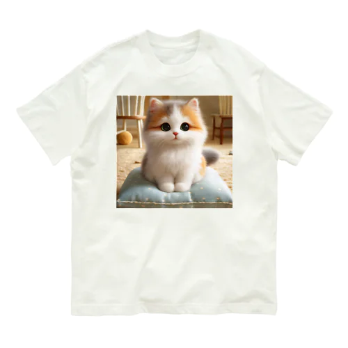 もふもふのねこちゃん01 Organic Cotton T-Shirt