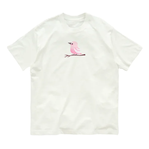 ピンクの小鳥ちゃん Organic Cotton T-Shirt