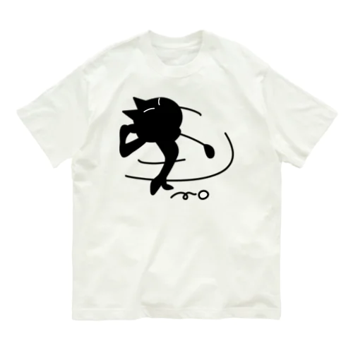 ゴルフ猫 オーガニックコットンTシャツ