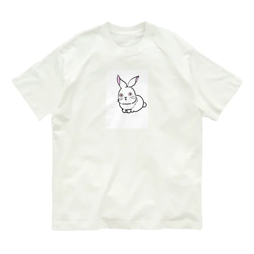 KIDS RABBIT_1 オーガニックコットンTシャツ