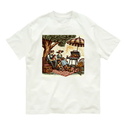 ヴィンテージイラスト Organic Cotton T-Shirt