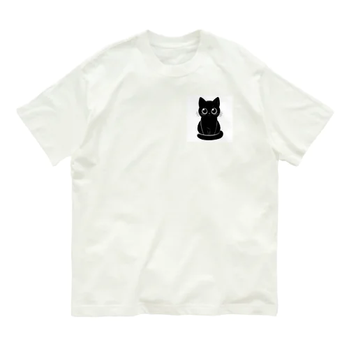 黒猫さん❤️ Organic Cotton T-Shirt