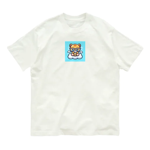 キュートなキャット Organic Cotton T-Shirt