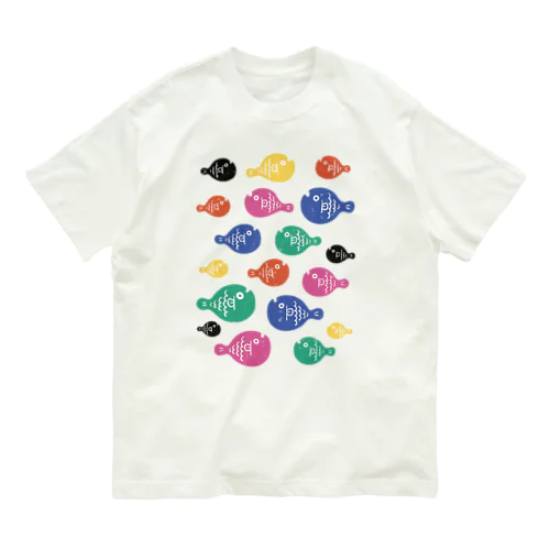 お魚さんが大渋滞 Organic Cotton T-Shirt
