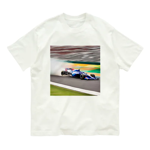 スピードの彩り - F1レーシング Organic Cotton T-Shirt