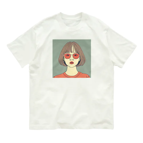 City girl #3 サアヤ オーガニックコットンTシャツ