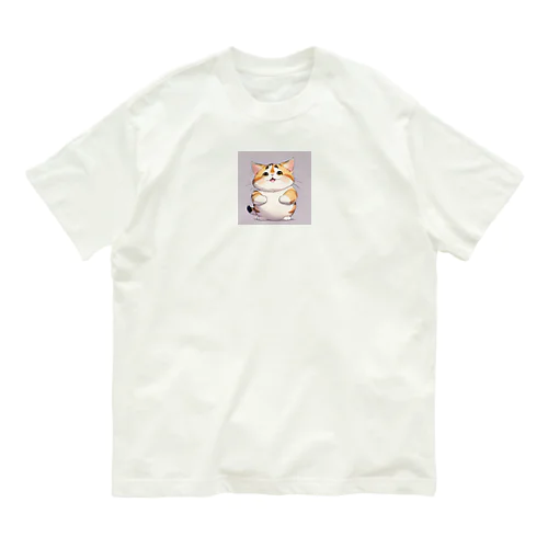 太っちょ猫ボチャ！ Organic Cotton T-Shirt