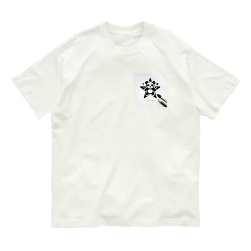 パンダダダン オーガニックコットンTシャツ