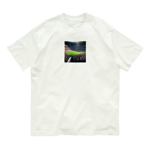 満員のスタジアム Organic Cotton T-Shirt