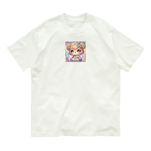 萌えくま オーガニックコットンTシャツ