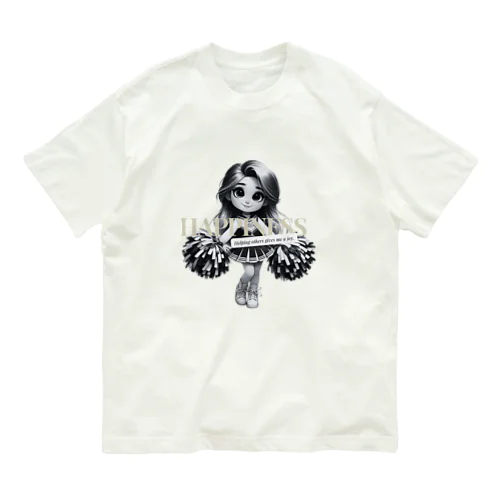 幸せチアレア Organic Cotton T-Shirt