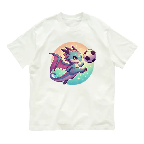 幸運の翼ドラゴンキック Organic Cotton T-Shirt