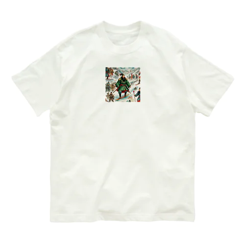 スキー関羽 オーガニックコットンTシャツ