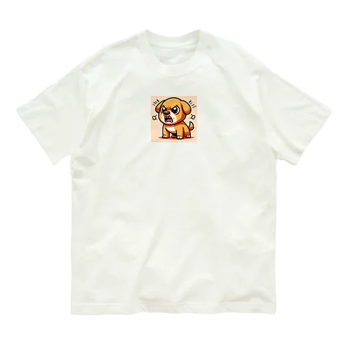 怒りん坊犬 Organic Cotton T-Shirt