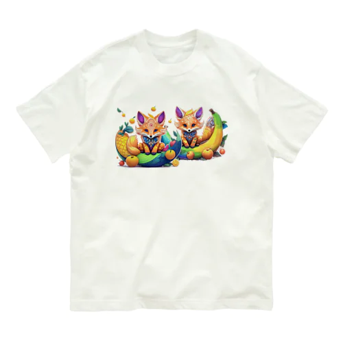 Grimmit（Fox） オーガニックコットンTシャツ