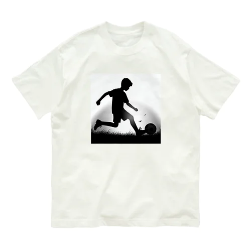 サッカー少年２ Organic Cotton T-Shirt