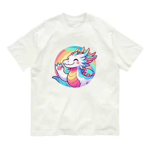 虹色のドラゴン・マジカルグッズ Organic Cotton T-Shirt