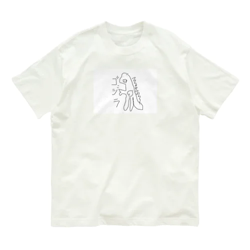 hetaTゴジラ Organic Cotton T-Shirt