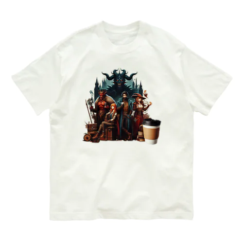 戦いの後のコーヒータイム Organic Cotton T-Shirt