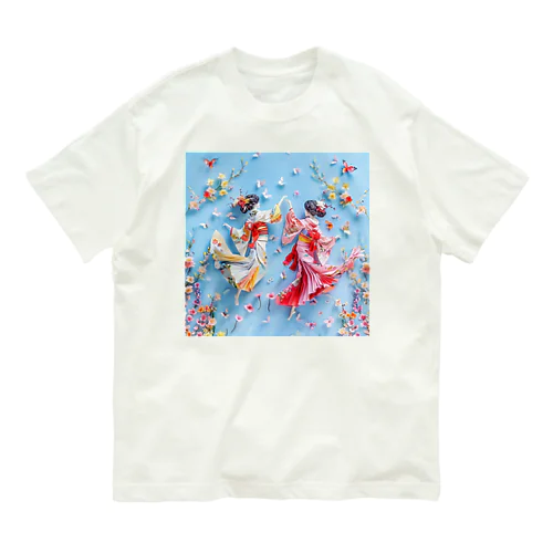 折紙人形アート　なでしこ1478 Organic Cotton T-Shirt