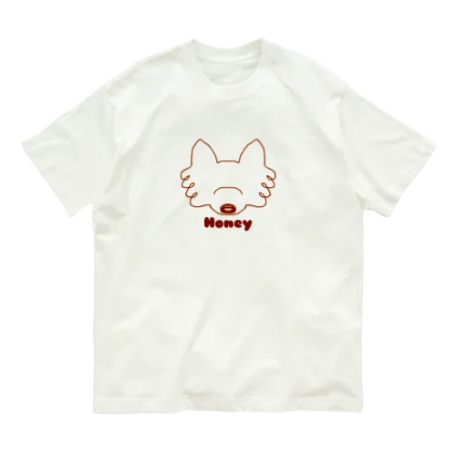 ハニー ブラウンライン Organic Cotton T-Shirt