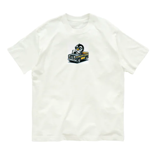 トラックペンギン オーガニックコットンTシャツ