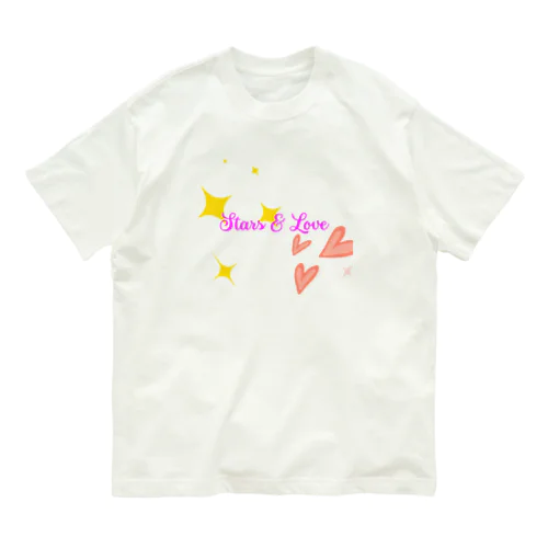 かわいいロゴふちなしver. オーガニックコットンTシャツ