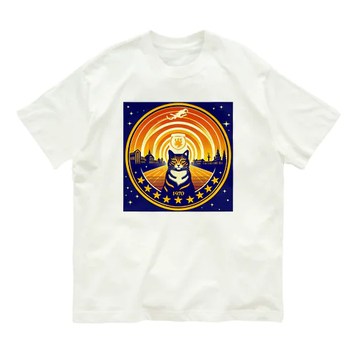 Meow University シリーズ【星】 Organic Cotton T-Shirt