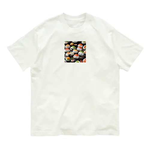 かわいいおにぎり オーガニックコットンTシャツ