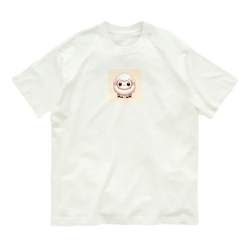 干支の羊ちゃん01 オーガニックコットンTシャツ