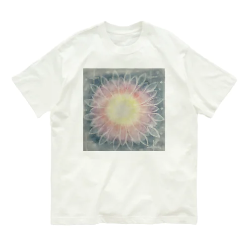 光のパステルアート　涼しい光 Organic Cotton T-Shirt