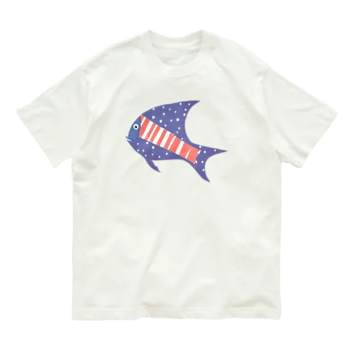 ドット　おさかな Organic Cotton T-Shirt