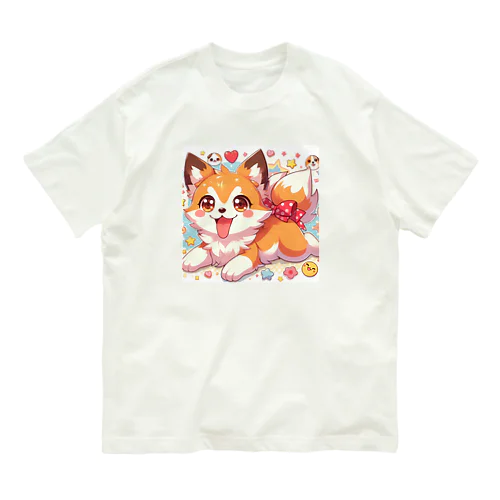 可愛いワンチャン🐕 オーガニックコットンTシャツ