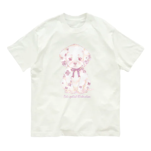 Cute spotted Dalmatian オーガニックコットンTシャツ