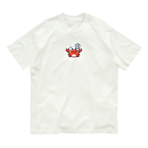 カニ オーガニックコットンTシャツ