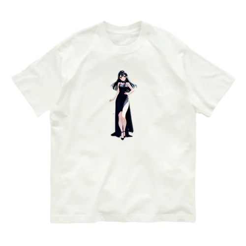 パーティー前の彼女 オーガニックコットンTシャツ