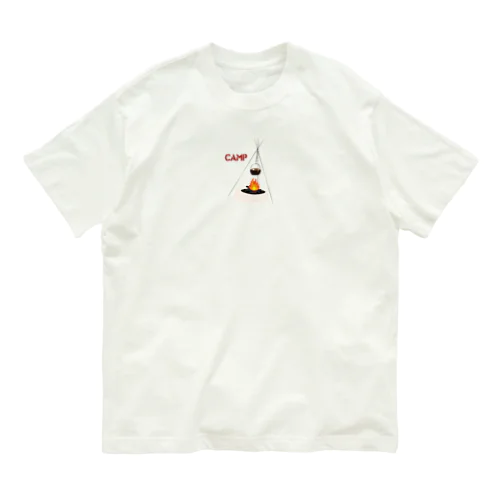 キャンプ Organic Cotton T-Shirt