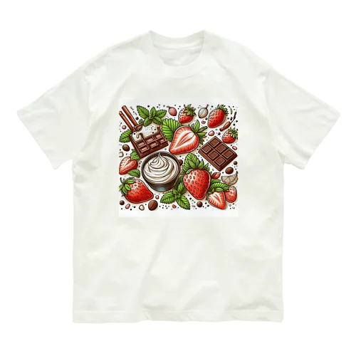 苺とチョコレート4 Organic Cotton T-Shirt